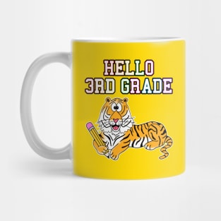 Hello 3rd Grade Tiger Back To School Mug